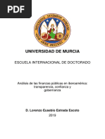 Análisis de Las Finanzas Públicas en Iberoamérica - Transparencia, Confianza y Gobernanza PDF