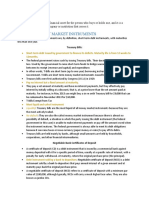 Types of Money Market Instruments