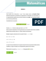 Unidad 4 - Función Lineal PDF