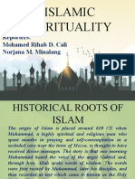 Islamic Spirituality: Reporters: Mohamed Rihab D. Cali Norjana M. Minalang