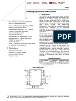 LM5116 Wide Range Synchronous Buck Controller: 1 Features 3 Description