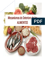 Alimentos MecanIsmos de Deterioro