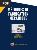 Les Méthodes de Fabrication Mécanique