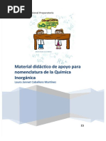 PDF Material Didactico de Apoyo para La Nomenclatura Quimica Inorganica 1pd DL - PDF