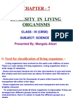 Chapter - 7-Diversity in Living Organisms - Class Ix - Science