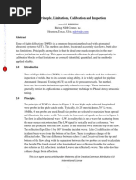 TOFD Principle, Limitations, Calibration and Inspection