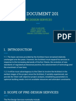 SPP Document 201: Pre Design Services