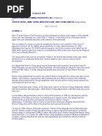 G.R. No. 175507 October 8, 2014 Ramon Ching and Powing Properties, Inc., Petitioners, Joseph Cheng, Jaime Cheng, Mercedes Igne AND LUCINA SANTOS, Respondents