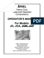 Operator'S Manual For Models: JG, Jga, JGM, JGP: Heavy Duty Balanced Opposed Compressors