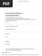 Cuestionario Módulo 6 - Acompañamiento PDF