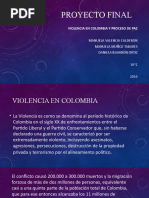 Presentación Violencia en Colombia