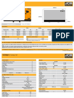 G220QS - Canopy Set: PRIME KVA: 200.20 - STANDBY KVA 220.20 3800mm