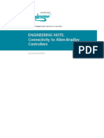 Engineering Note. Connectivity To Allen-Bradley Controllers: by Eduardo Ballina