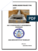 Sanitary Sewer Design Project For Limat Sub City PDF