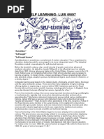 Self Learning-Luis 09/07: "Autodidact" "Self-Taught" "Self-Taught Learner"