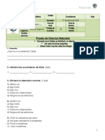 Prueba Parcial C.Naturales 4Â°A y B Ecosistemas