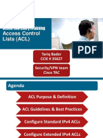 Cisco TAC Entry Training - 8 - Access Control Lists (ACL)