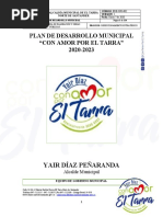 5016 - PDM El Tarra en Estudio