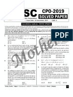 SSC CPO - 9 Dec (S2) - P