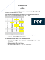 Fiche de TD Économie Générale