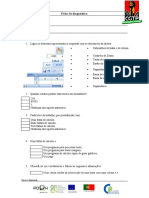 Fichas de Diagnostico - Folha de Calculo