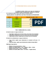 Precios y Cotizaciones de Carga - Profe