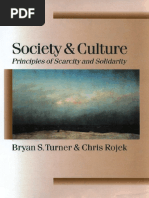 Society and Culture - Principles of Scarcity and Solidarity (Theory, Culture & Society) (Published in Association With Theory, Culture & Society) (PDFDrive) PDF