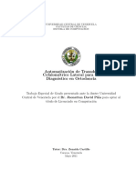 Automatizacion de Trazado Cefalometrico para El Diagnostico en Ortodoncia