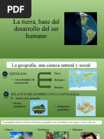 La Tierra, Base Del Desarrollo Del Ser