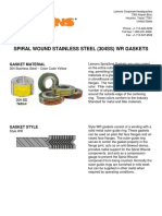 304SS WR Spiral Wound Gasket