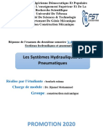 Promotion 2020: Les Systèmes Hydrauliques Et Pneumatiques