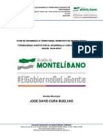 Plan de Desarrollo Montelibano 2020 - 2023 PDF