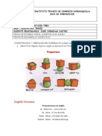 Tercero Guia de Didactica de Aprendizaje N°2 Ingles