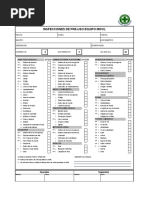 Formato de Inspeccion de Maquinarias.