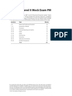 2017 Level II Mock Exam PM: Questions Topic Minutes