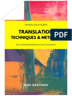 Ebook of Translation Techniques & Methods - by Rudi Hartono