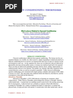 Operant Conditioning Edward Thorndike