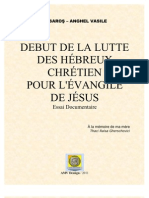 Debut de La Lutte Des Juifs Chrétiens Pour L'évangile de Jésus