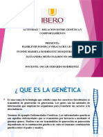 Relación Entre Genética y Comportamiento