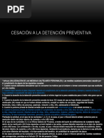 Cesación A La Detención Preventiva