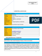 Guía Docente Escatología 2016