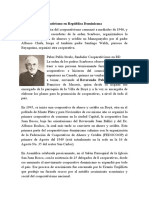 Historia Del Cooperativismo en República Dominicana 1ro