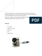 Wire Locking Lab Report