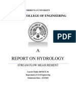 Stream Flow Measurement Sample Report 069BCE16