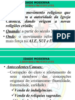 (Aula 2) Reforma e Contra-Reforma