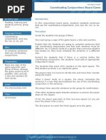 Coordinating Conjunctions Board Game 2 PDF