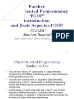 Further Object Oriented Programming "FOOP" and Basic Aspects of OOP