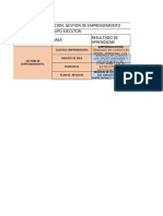 Matriz de Correlación Emprendimento