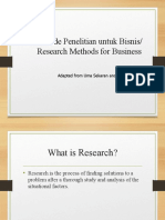 Metode Penelitian Untuk Bisnis/ Research Methods For Business