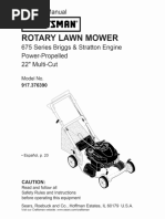 Craftsman°: Rotary Lawn Mower